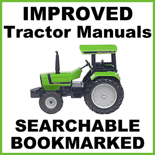 Product picture Deutz Allis 6265 Tractor Service & Repair Manual - IMPROVED - DOWNLOAD
